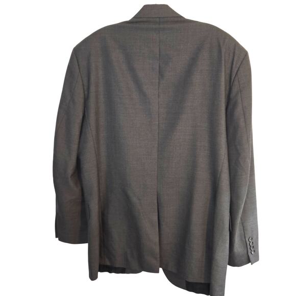 Kilburne & Finch 42R Men's Blazer Gray Suit Coat Jacket 2 Buttons 42 Regular - Picture 6 of 7